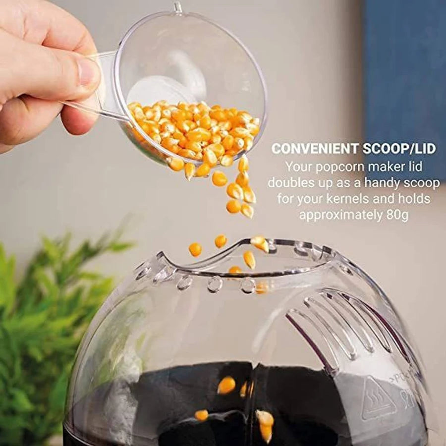 Hot Air Popcorn Maker Machine – Healthy Oil-Free Popcorn Popper